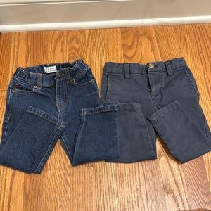 Two pairs of toddler pants. Size 2